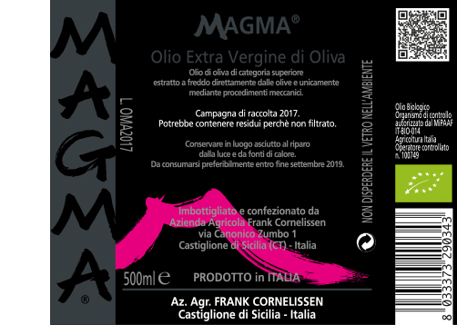 Olio Extra Vergine di Oliva Magma®